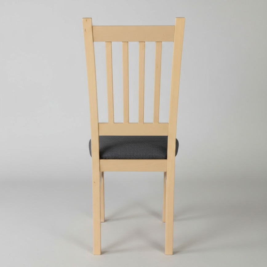 Chaise de salle à manger SIMON chêne/gris foncé