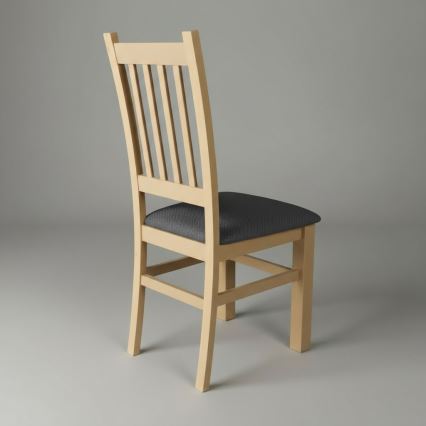 Chaise de salle à manger SIMON chêne/gris foncé