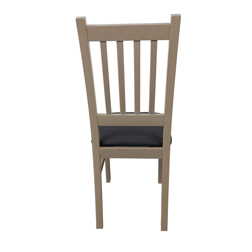 Chaise de salle à manger SIMON hêtre/gris foncé