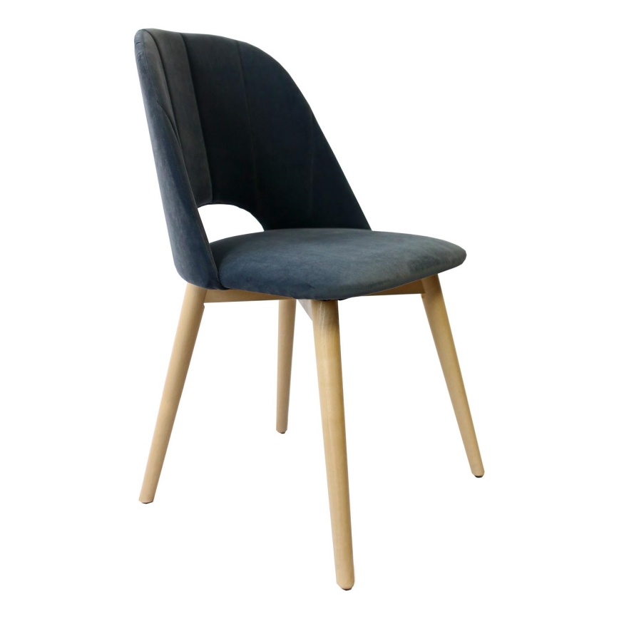 Chaise de salle à manger THEO gris foncé