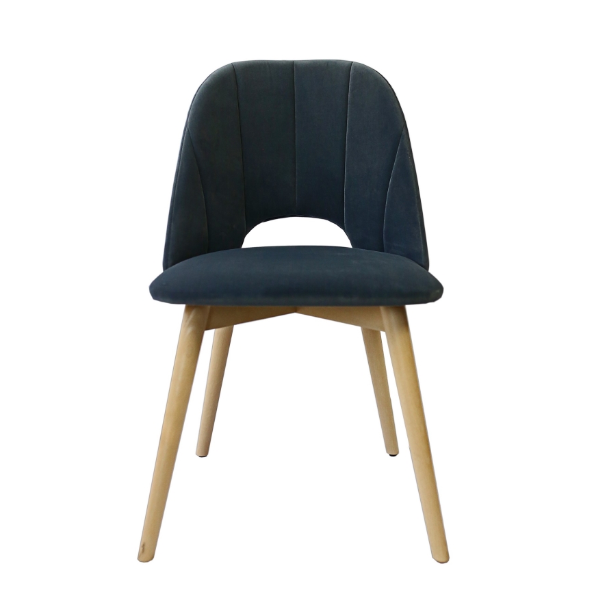 Chaise de salle à manger THEO gris foncé
