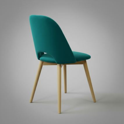 Chaise de salle à manger THEO turquoise