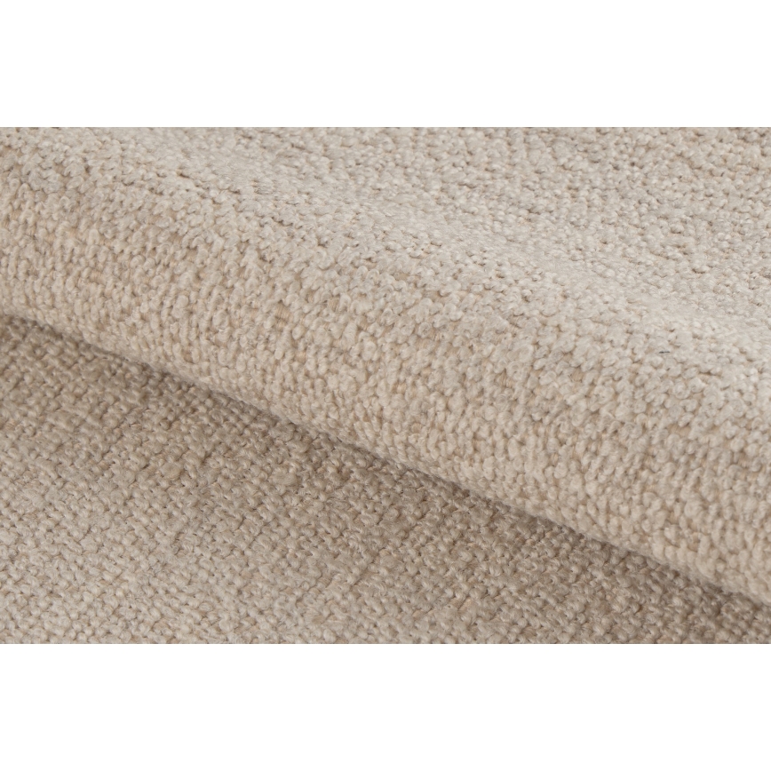 Chaise de salle à manger TORI avec accoudoirs, beige
