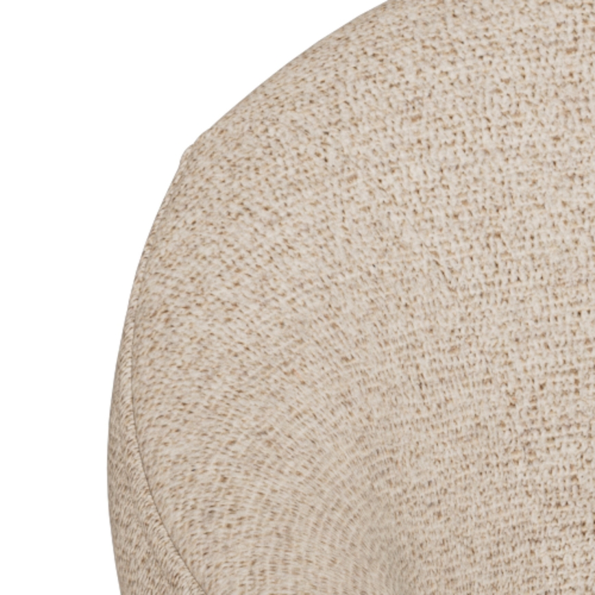 Chaise de salle à manger TORI avec accoudoirs, beige