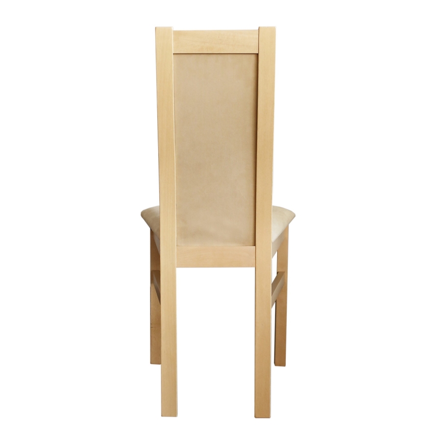 Chaise de salle à manger ZOE hêtre/crème