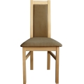 Chaise de salle à manger ZOE hêtre/marron