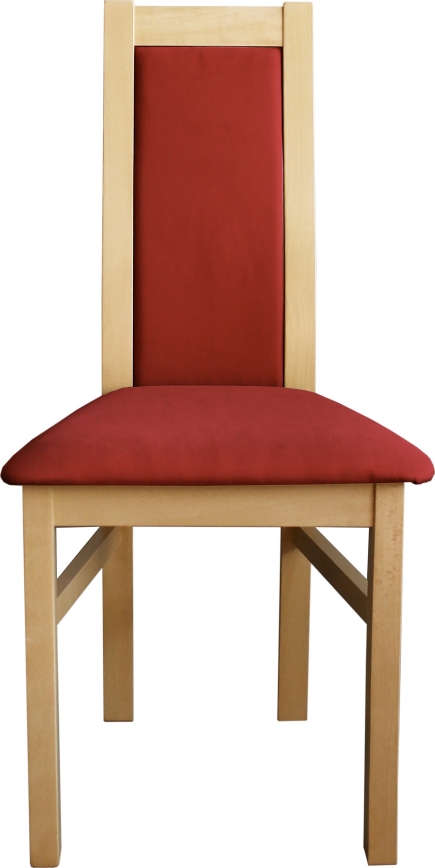Chaise de salle à manger ZOE hêtre/rouge