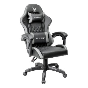 Chaise gaming FIORANO noir/gris