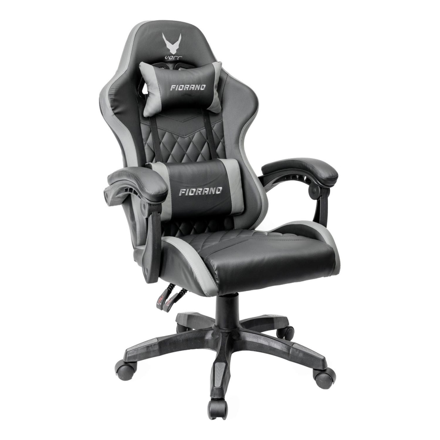 Chaise gaming FIORANO noir/gris