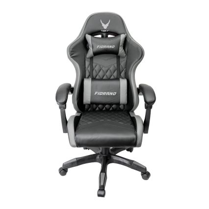 Chaise gaming FIORANO noir/gris