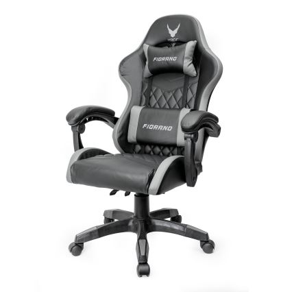 Chaise gaming FIORANO noir/gris