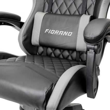 Chaise gaming FIORANO noir/gris