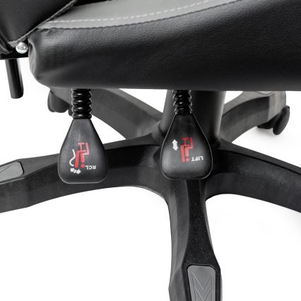 Chaise gaming FIORANO noir/gris