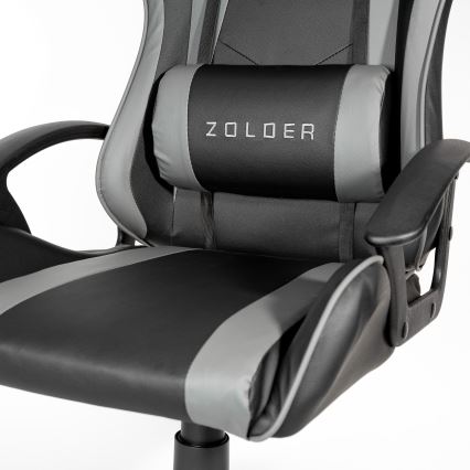Chaise gaming FIORANO noir/gris