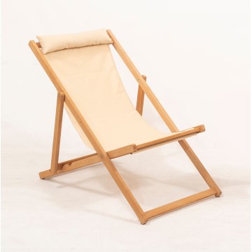 Chaise longue beige/charme