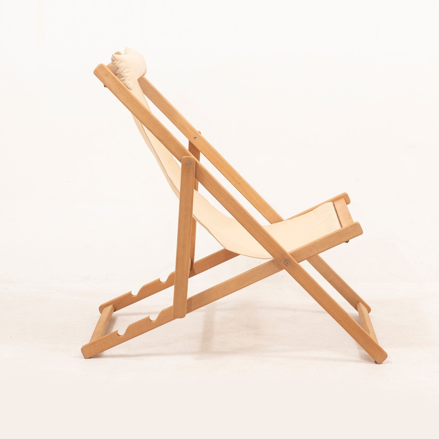 Chaise longue beige/charme