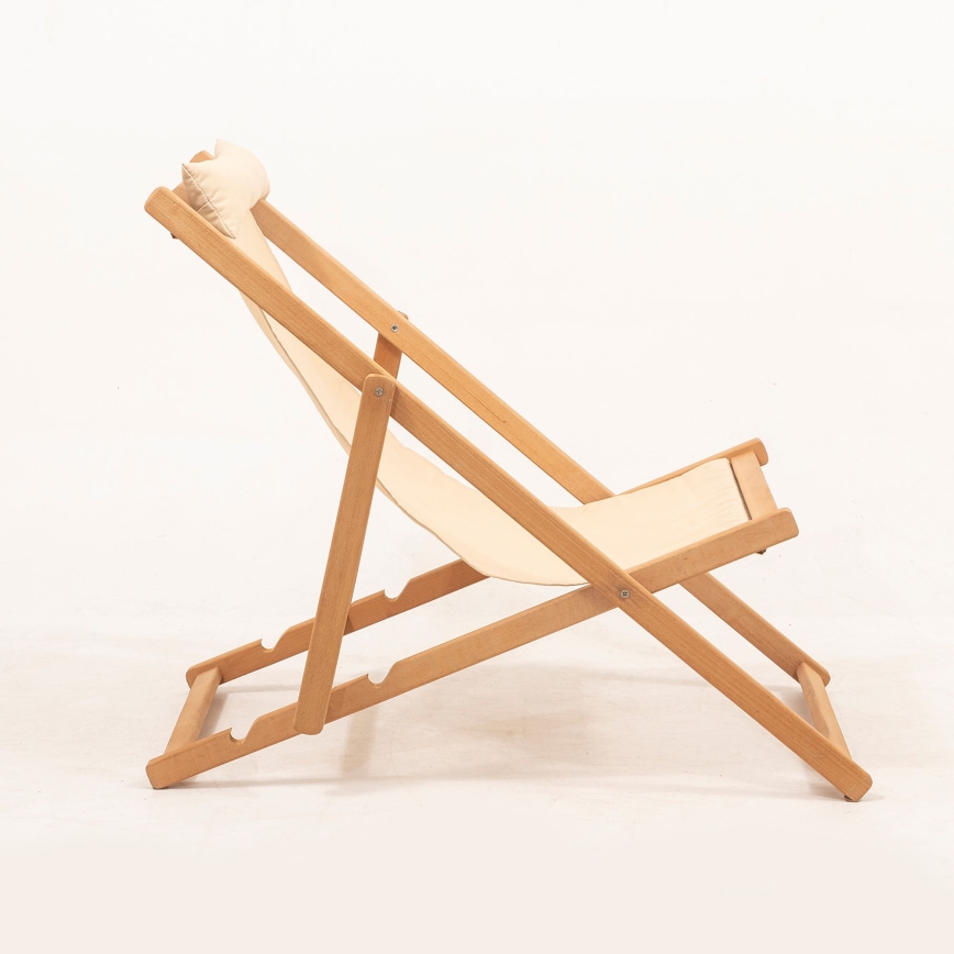 Chaise longue beige/charme