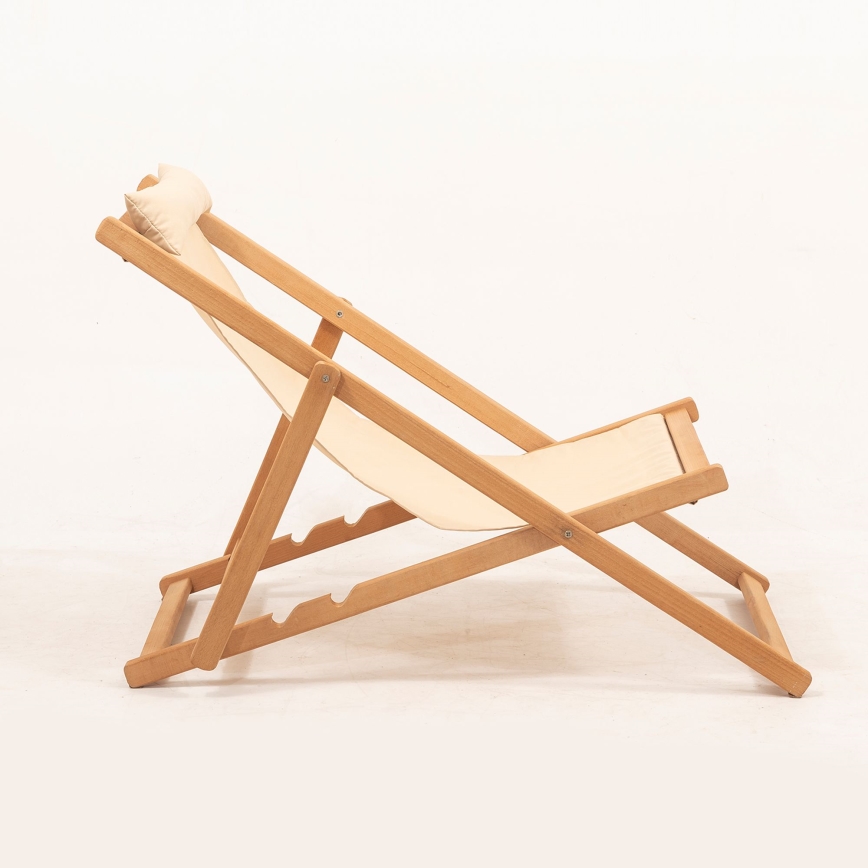 Chaise longue beige/charme