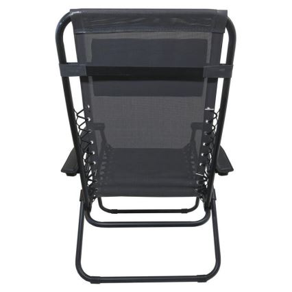 Chaise réglable pliable gris
