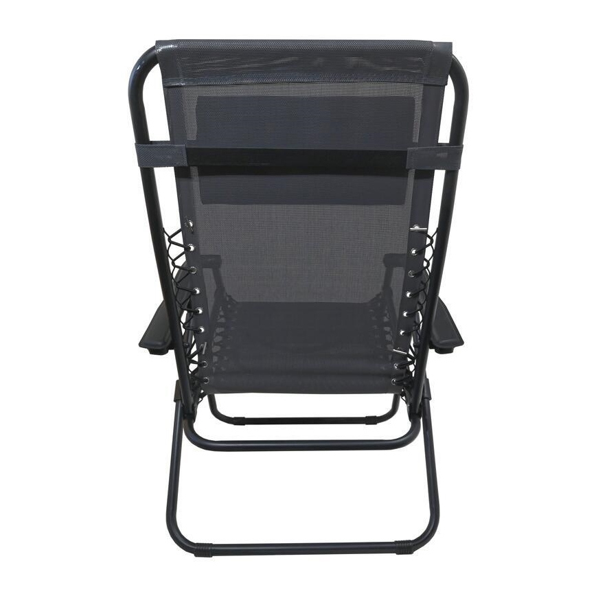 Chaise réglable pliable gris