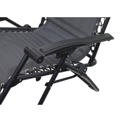 Chaise réglable pliable gris