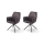 Chaises de salle à manger NEXORO, lot de 2, anthracite