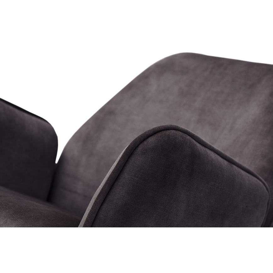 Chaises de salle à manger NEXORO, lot de 2, anthracite