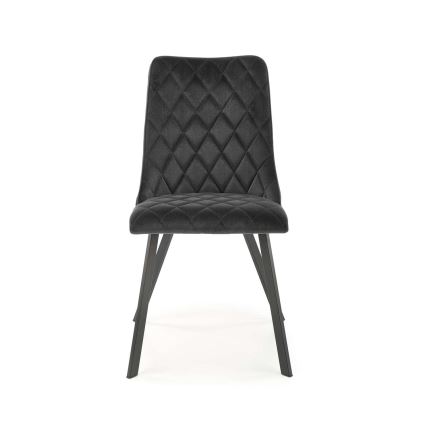 Chaises de salle à manger RESTIVO, lot de 4, noires