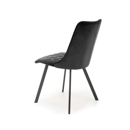 Chaises de salle à manger RESTIVO, lot de 4, noires