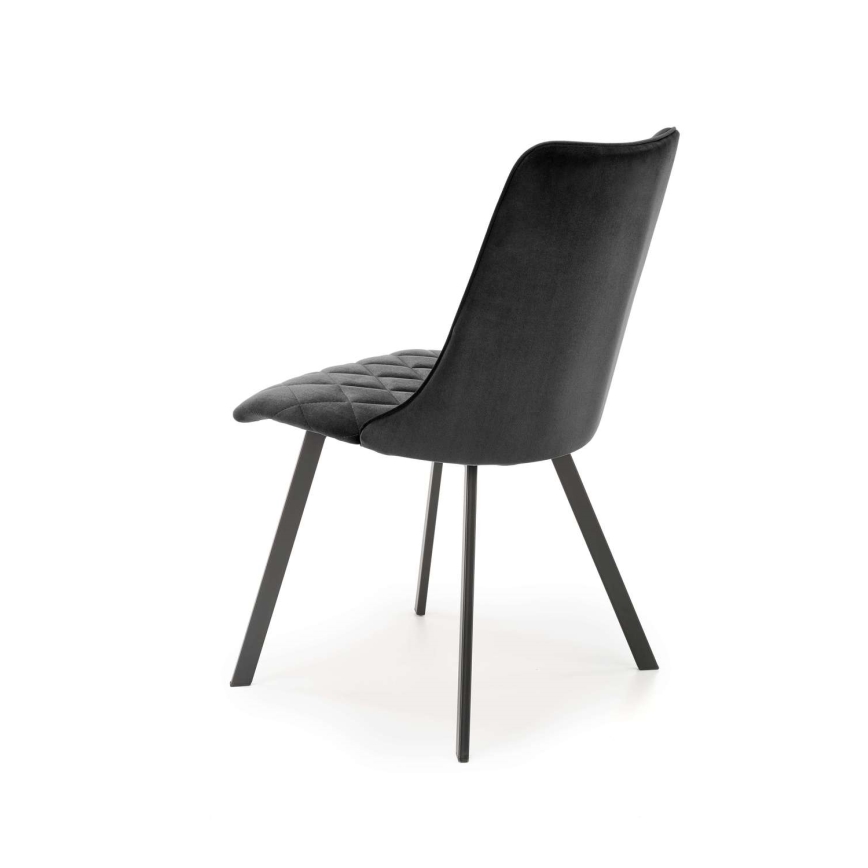 Chaises de salle à manger RESTIVO, lot de 4, noires