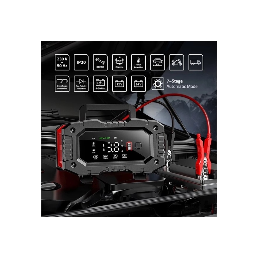 Chargeur de batteries 300 W / 230 V