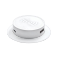 Chargeur sans fil intégré + USB A+C blanc