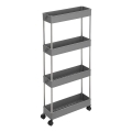 Chariot de rangement mobile MARGE gris