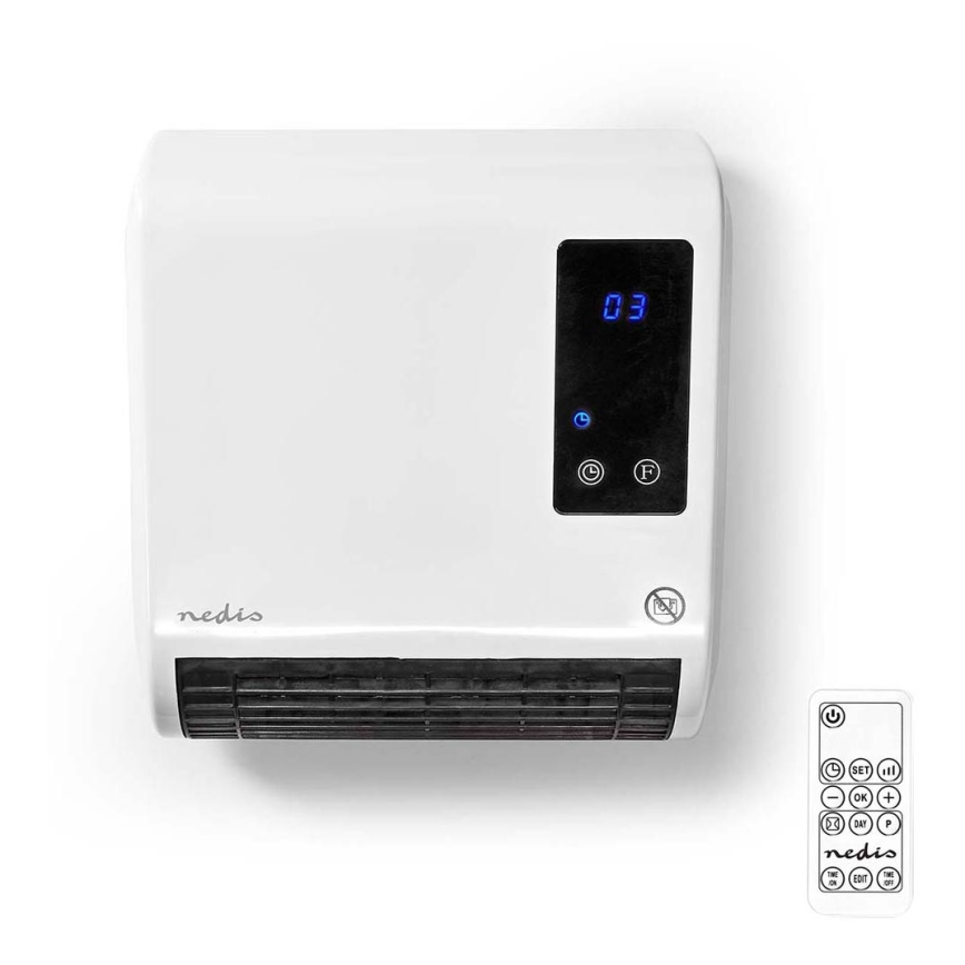 Chauffage avec écran LED et thermostat 2000W/230V IP22 + Télécommande