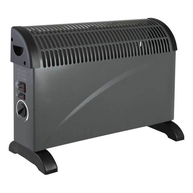 Chauffage électrique direct/convecteur SONDO 750/1250/2000W/230V noir