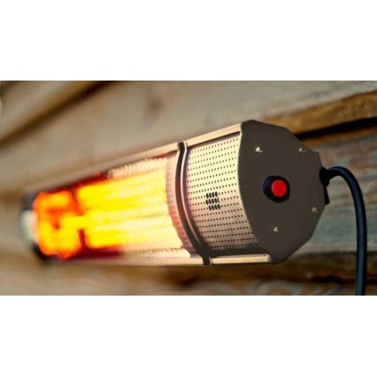 Chauffage infrarouge 1000/2000W/230V IP55 + télécommande