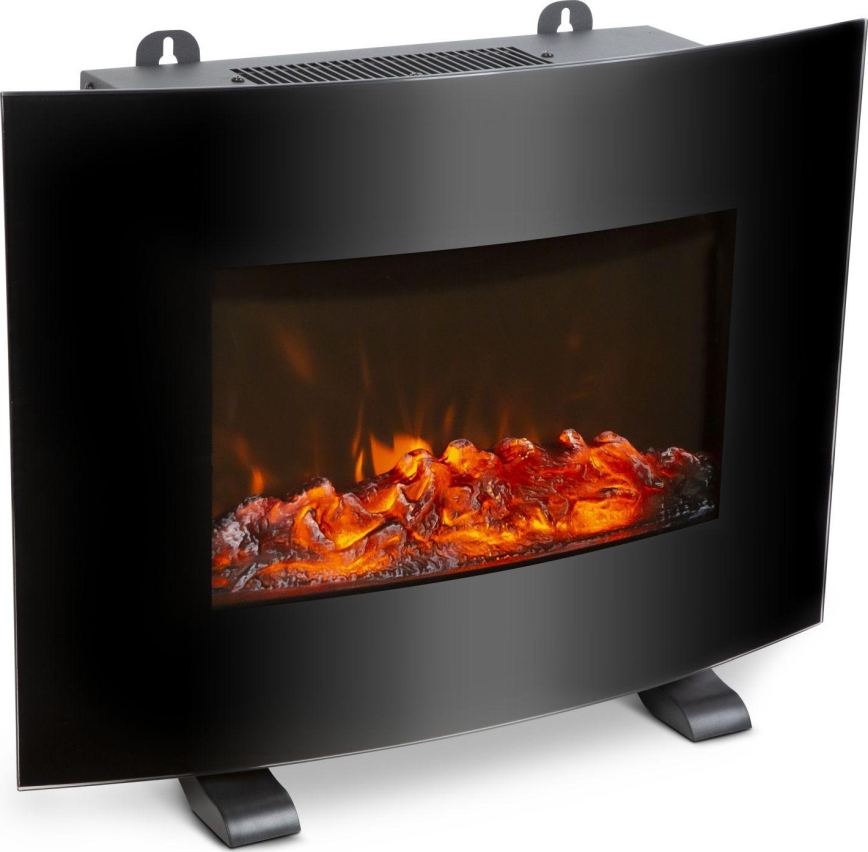 Cheminée électrique à LED avec chauffage LED/2000W/230V + télécommande