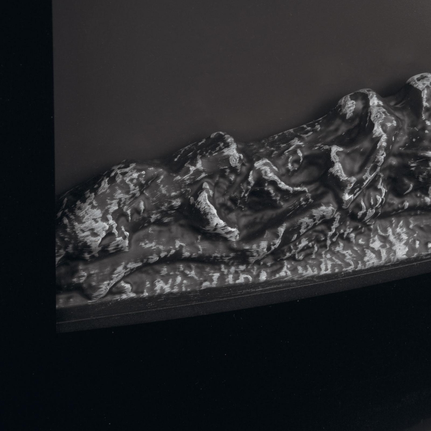 Cheminée électrique à LED avec chauffage LED/2000W/230V + télécommande