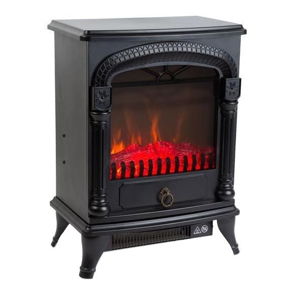 Cheminée électrique LED avec chauffage LED/1950W/230V 51x37 cm