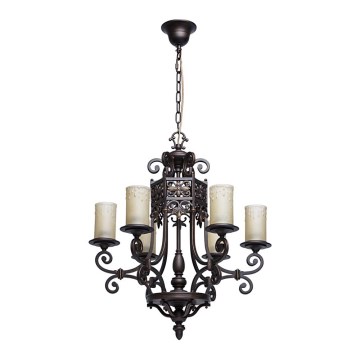 CHIARO - Suspension sur chaîne MAGDALENA 6xE27/60W/230V
