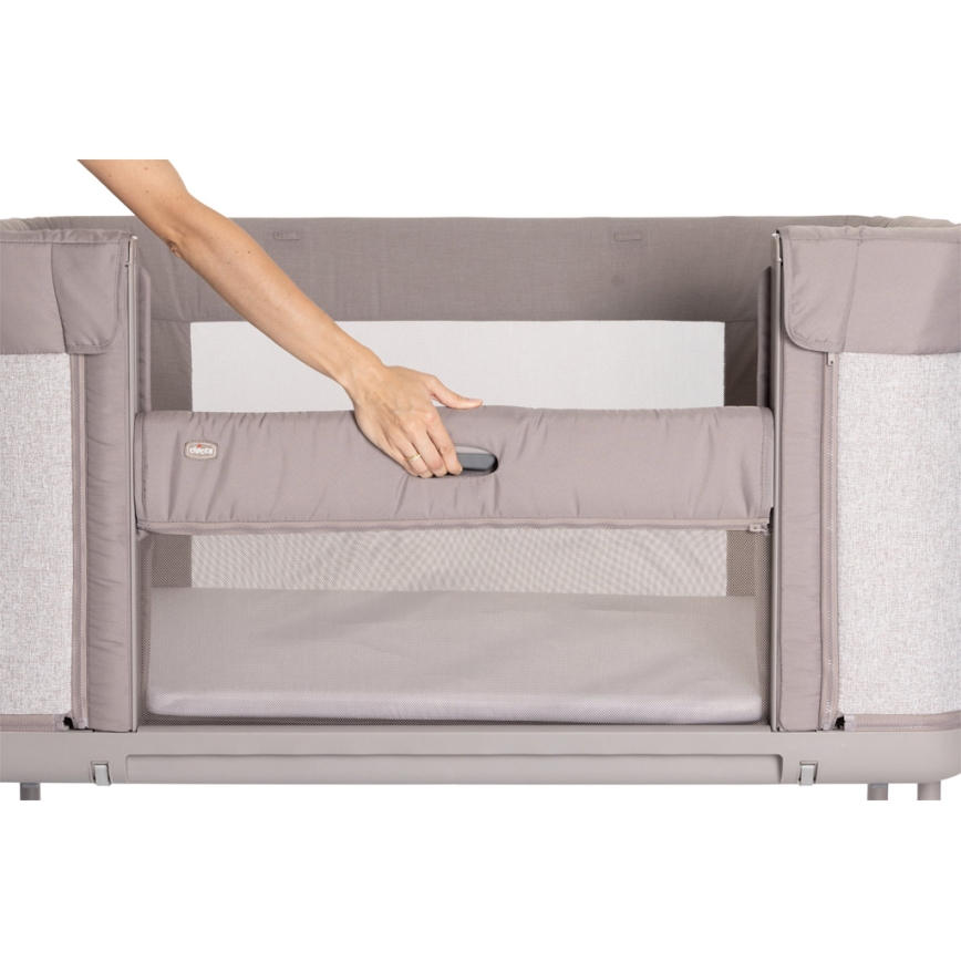 Chicco - Berceau pour bébé 3en1 NEXT2ME FOREVER gris