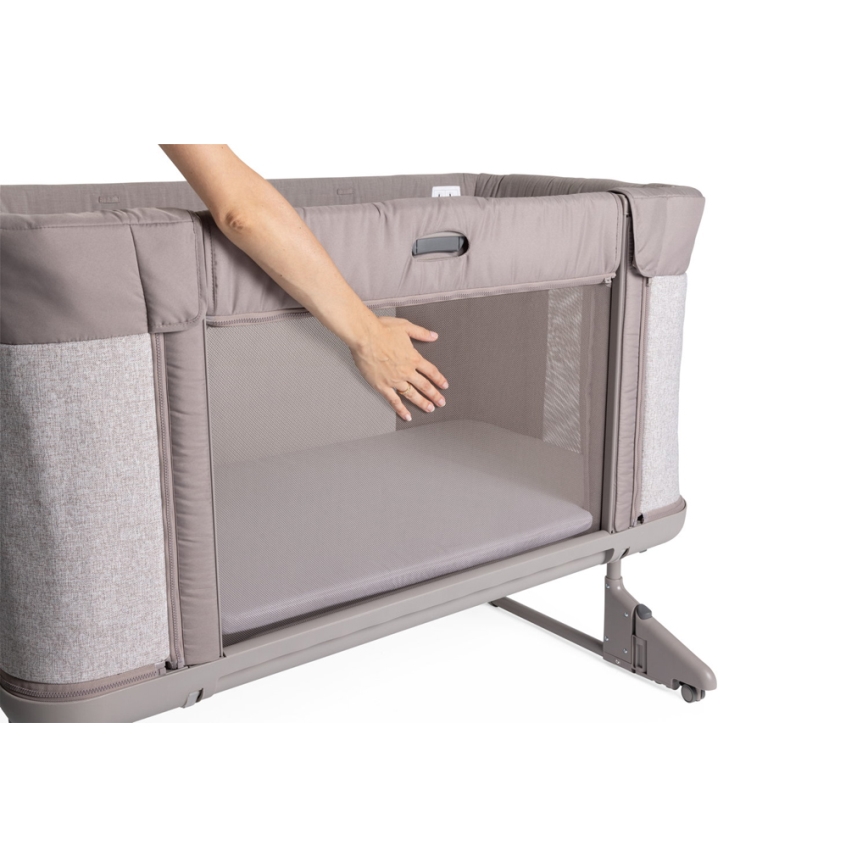 Chicco - Berceau pour bébé 3en1 NEXT2ME FOREVER gris