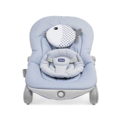 Chicco - Berceuse vibrante pour bébé avec une mélodie BALLOON Dots 2xAA + 1xLR20 bleu