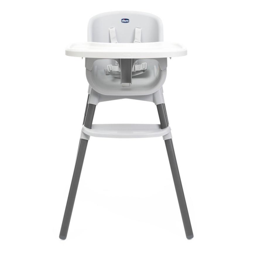 Chicco - Chaise haute ZEST 3 en 1 blanc/gris