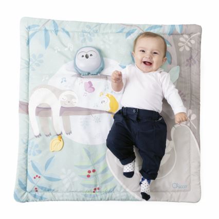 Chicco - Couverture de jeu enfant 2en1 3xAAA hibou