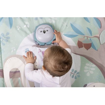 Chicco - Couverture de jeu enfant 2en1 3xAAA hibou