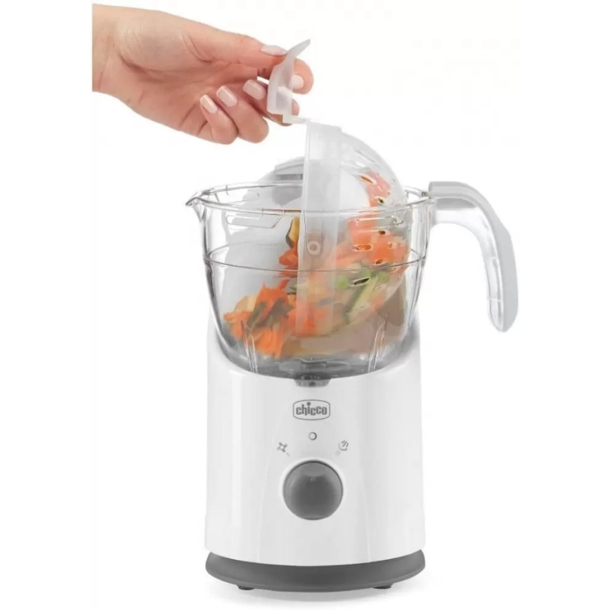Chicco - Cuiseur vapeur et mixeur 4en1 EASY MEAL