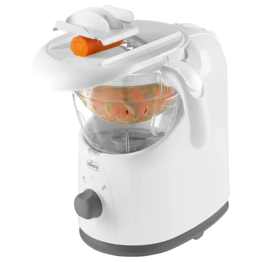 Chicco - Cuiseur vapeur et mixeur 4en1 EASY MEAL