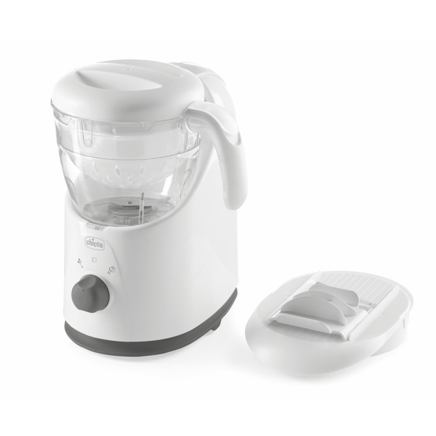 Chicco - Cuiseur vapeur et mixeur 4en1 EASY MEAL