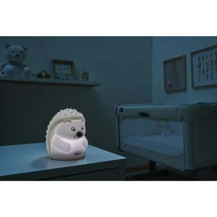 Chicco - Lampe de nuit pour enfants SWEET LIGHTS hérisson